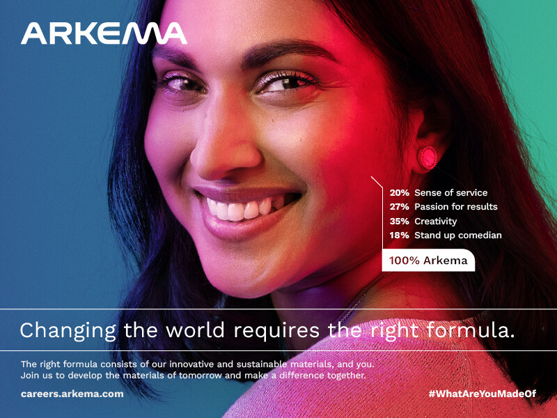 Arkema launches its employer brand campaign to make a difference